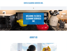 Tablet Screenshot of costacleaningservices.com